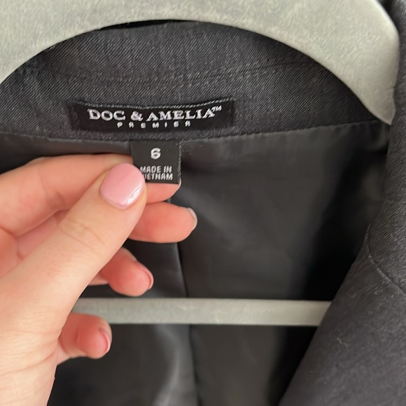 Women’s Doc & Amelia Premier grey blazer size 6 - Picture 2 of 4